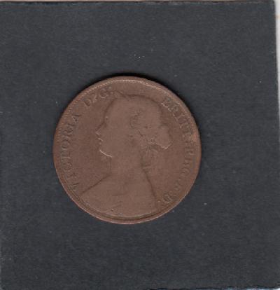 Beschrijving: 1/2 Penny  VICTORIA 